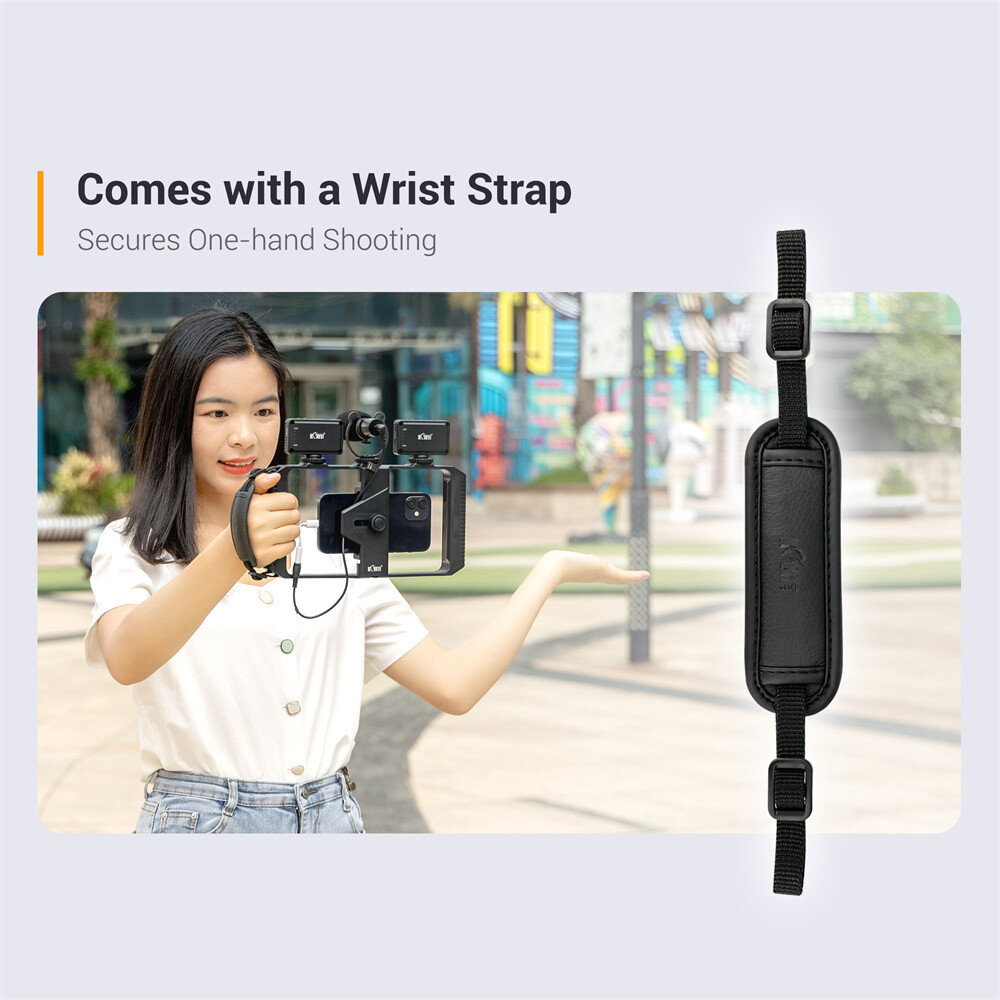 SmartPhone Film Making Vlogging Kit Video Camera Rig Stabilizer Cage for iPhone