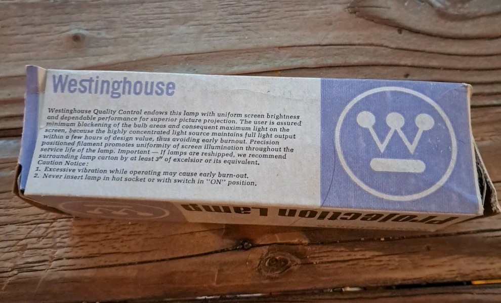 Westinghouse DDB 115-120V 750W Projection BULB LAMPS New Old Stock