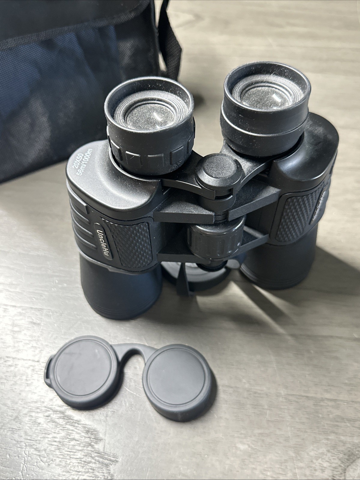 UncleHu Binoculars with Carry Case Black Outdoor Bird Watching Hunting Travel