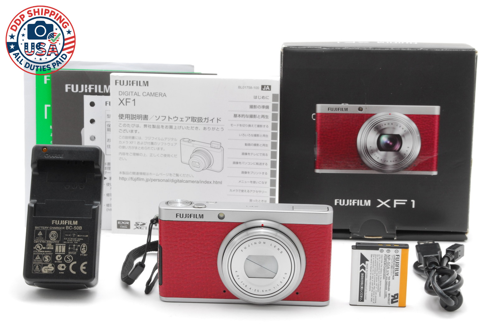 [MINT in BOX] Fujifilm XF1 12.0MP Compact Digital Camera From JAPAN