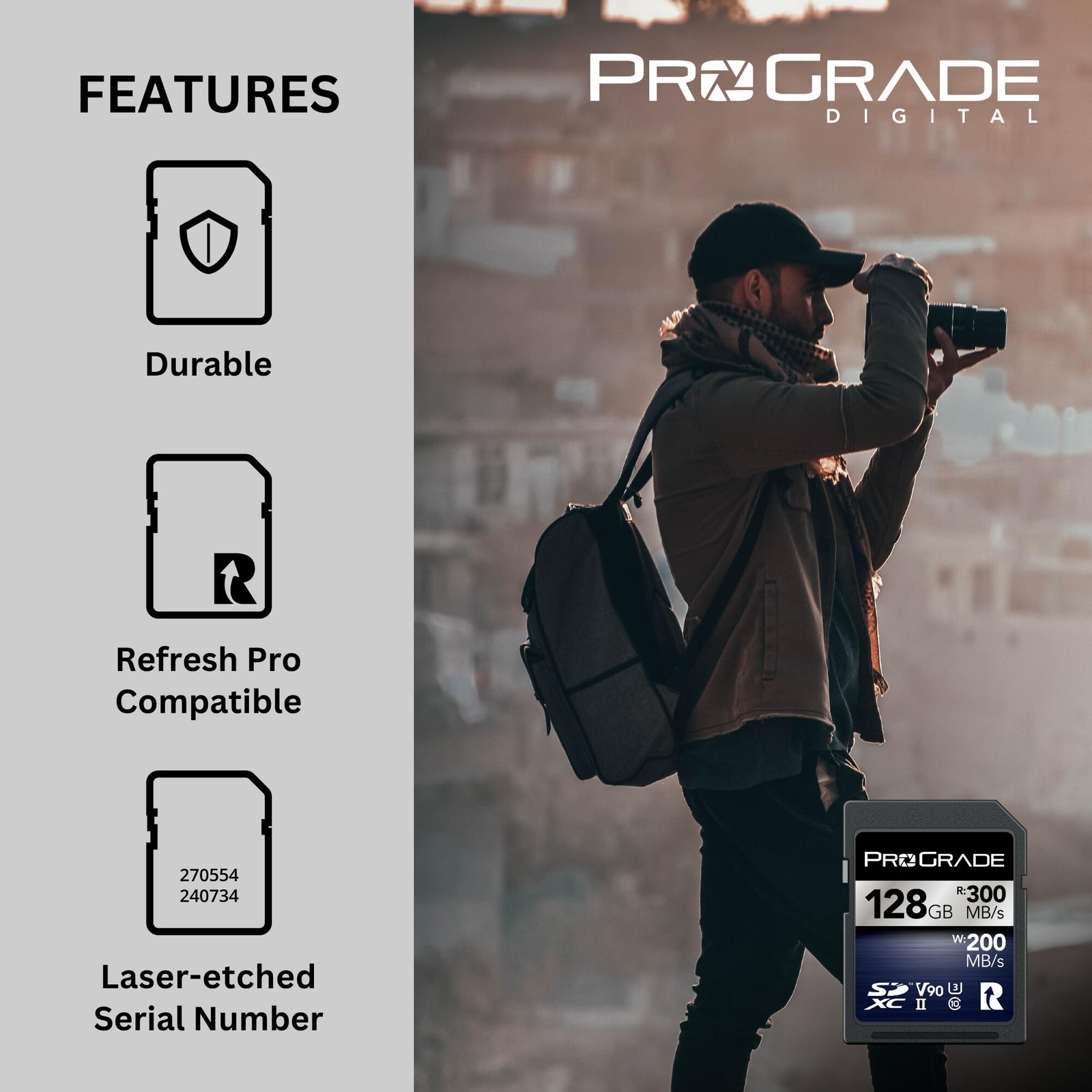 SDXC UHS-II V90 Iridium Memory Card (128GB)