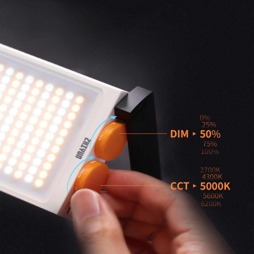 ZHIYUN FIVERAY M40 40W Pocket Led Video Light On Camera Photography Fill Light