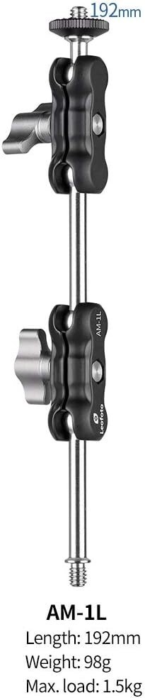 Leofoto DM-47 47mm QR Discal Clamp & Level Arca / RRS Compatible for Tripod Head