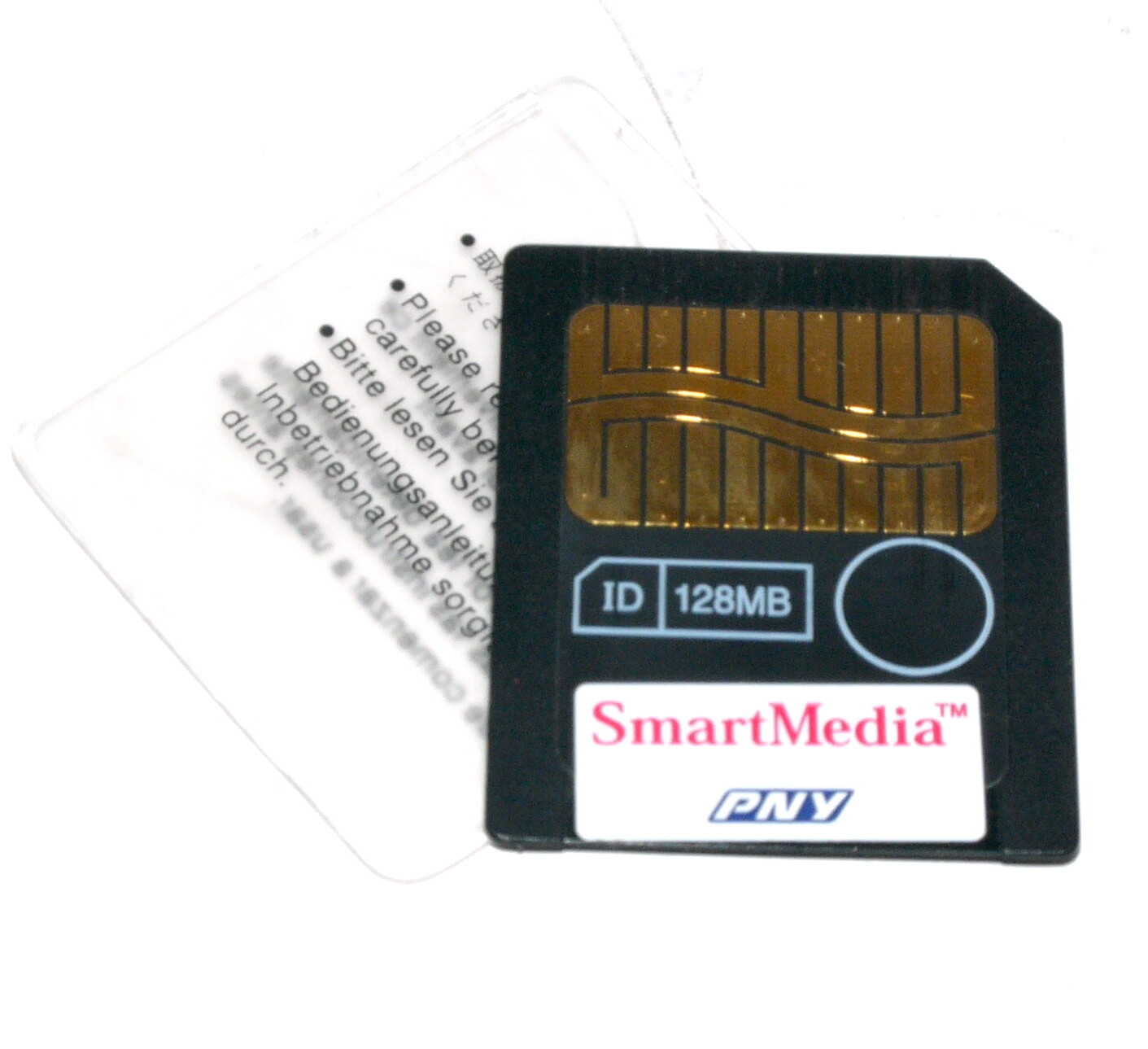 Lot of (2) 128mb Smart Media Flash Memory Cards Tested-Works!