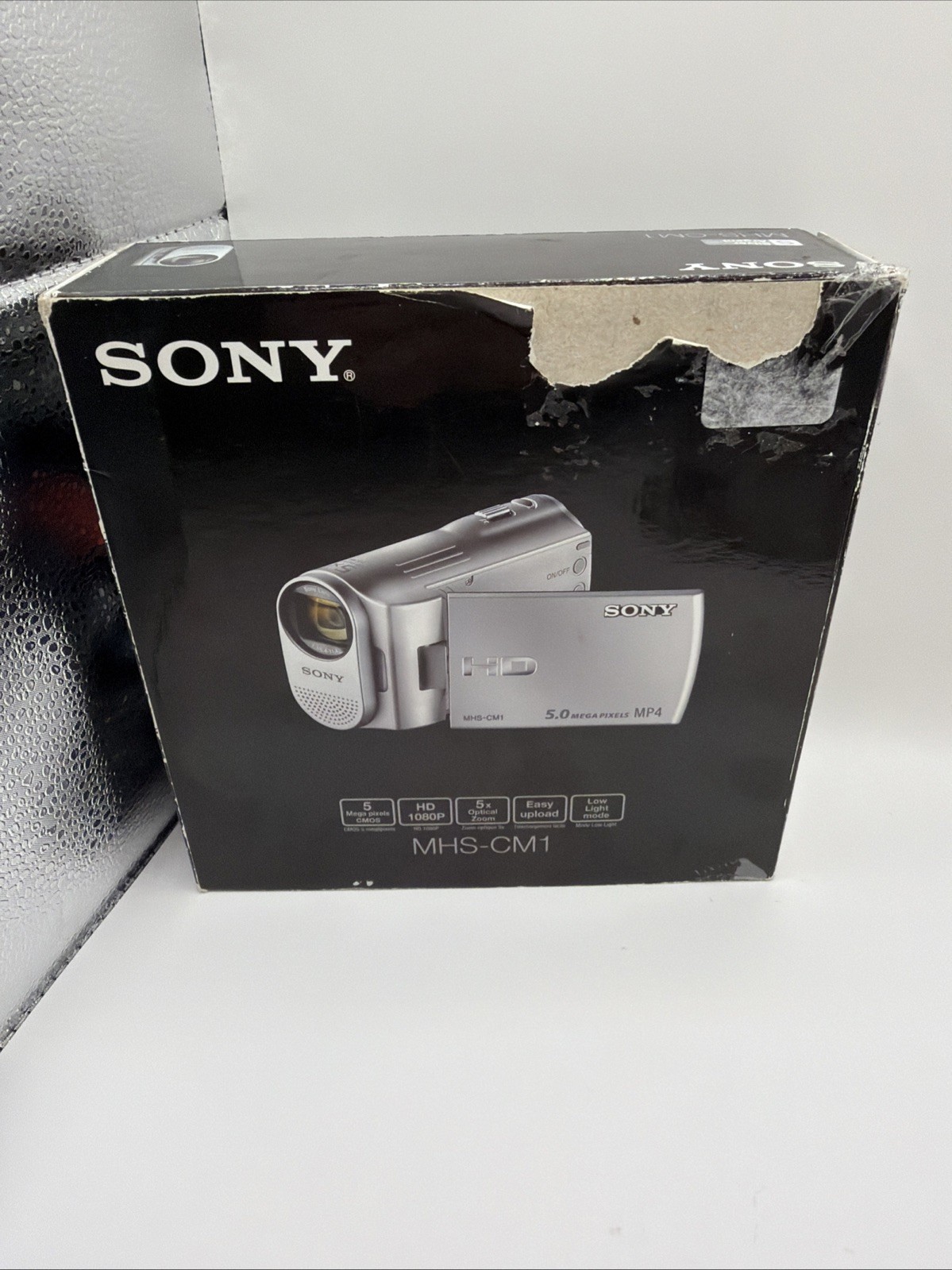 Sony MHS-CM1 HD Webbie 5MP Camcorder Video Camera – Silver – MINT CONDITION