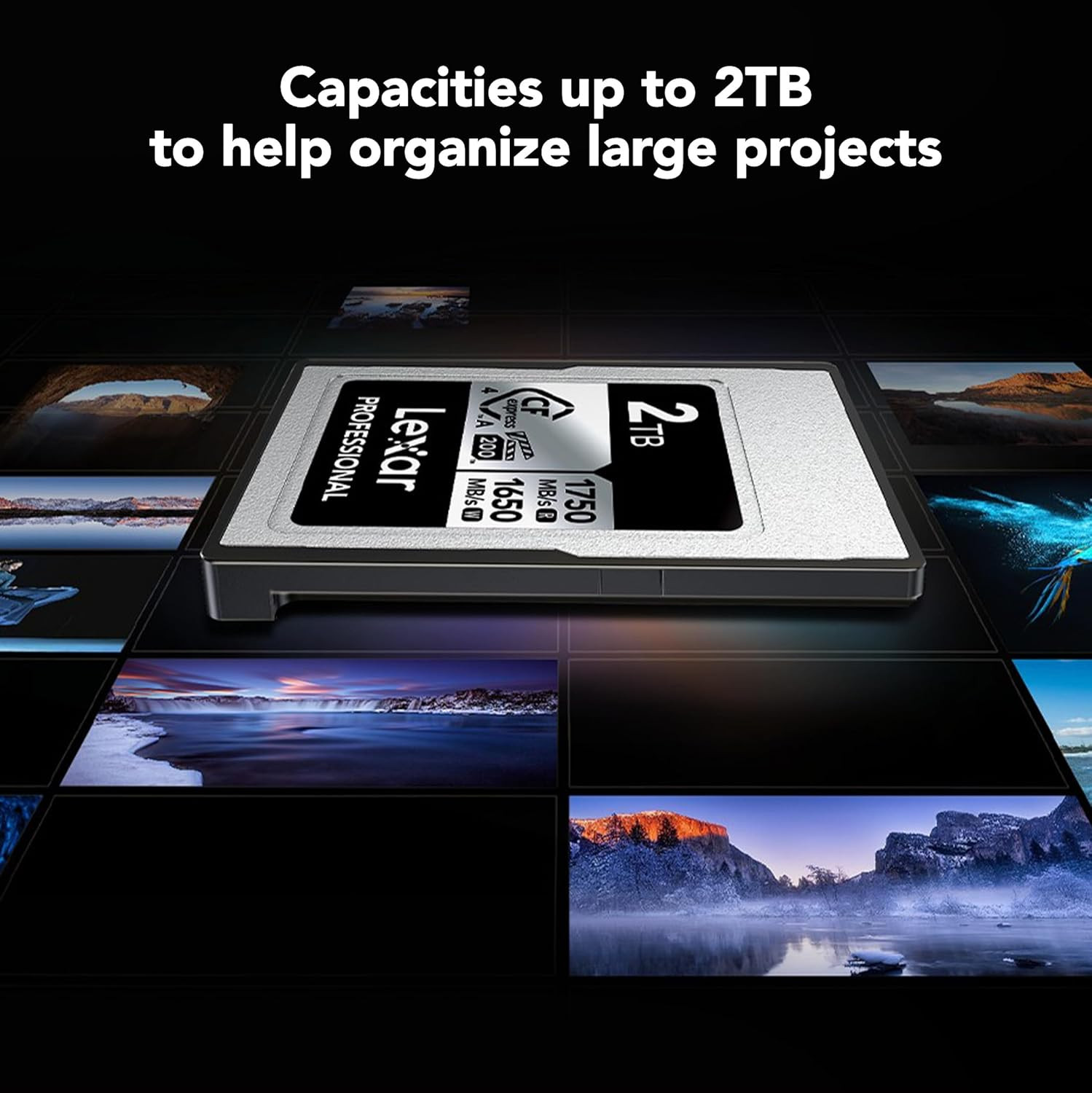 Lexar 256GB Professional Cfexpress Type a Silver 4.0 Memory Card, for Photograph