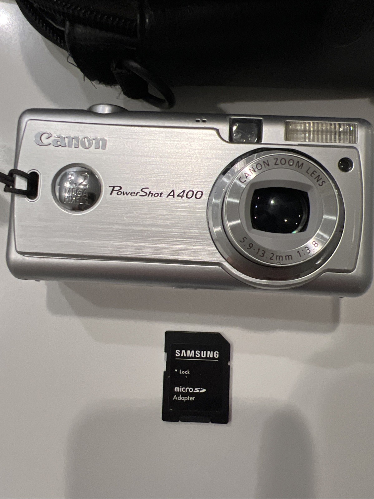 Canon Sky Blue PowerShot A400 Compact Digital Camera Tested Working. NICE