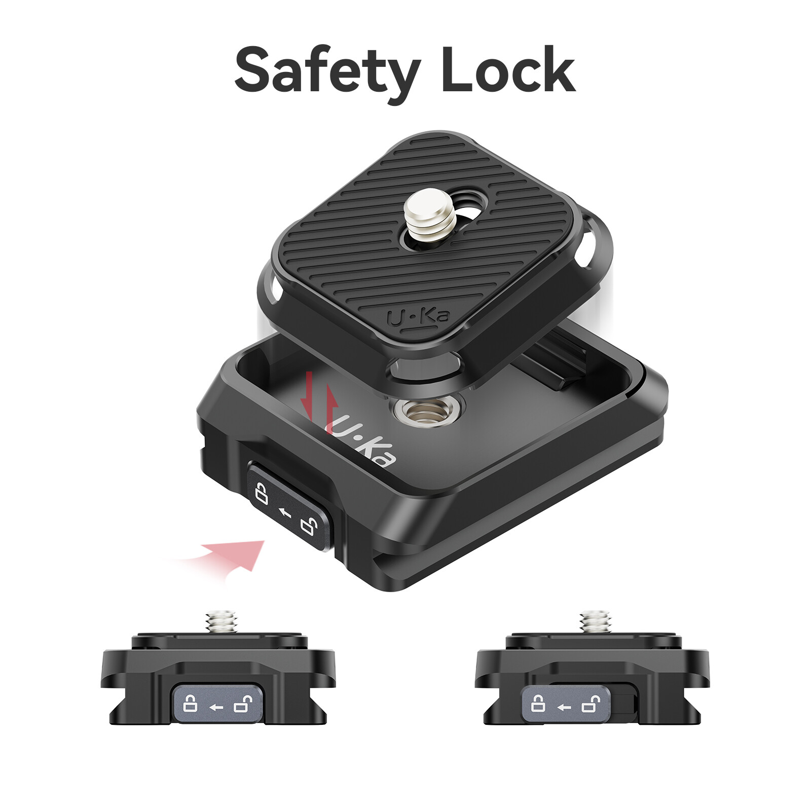 Ulanzi UKA01 Uka Quick-Release Plate Kit for Camera Tripod
