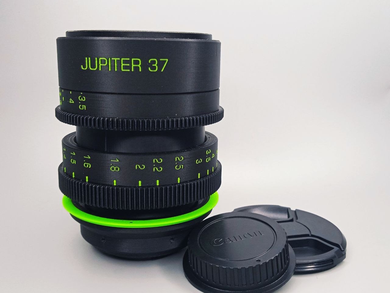 Rehouse ANAMORPHIC Jupiter-37 3.5/135 Cine Mod Vintage Lens Canon EF mount 💙💛