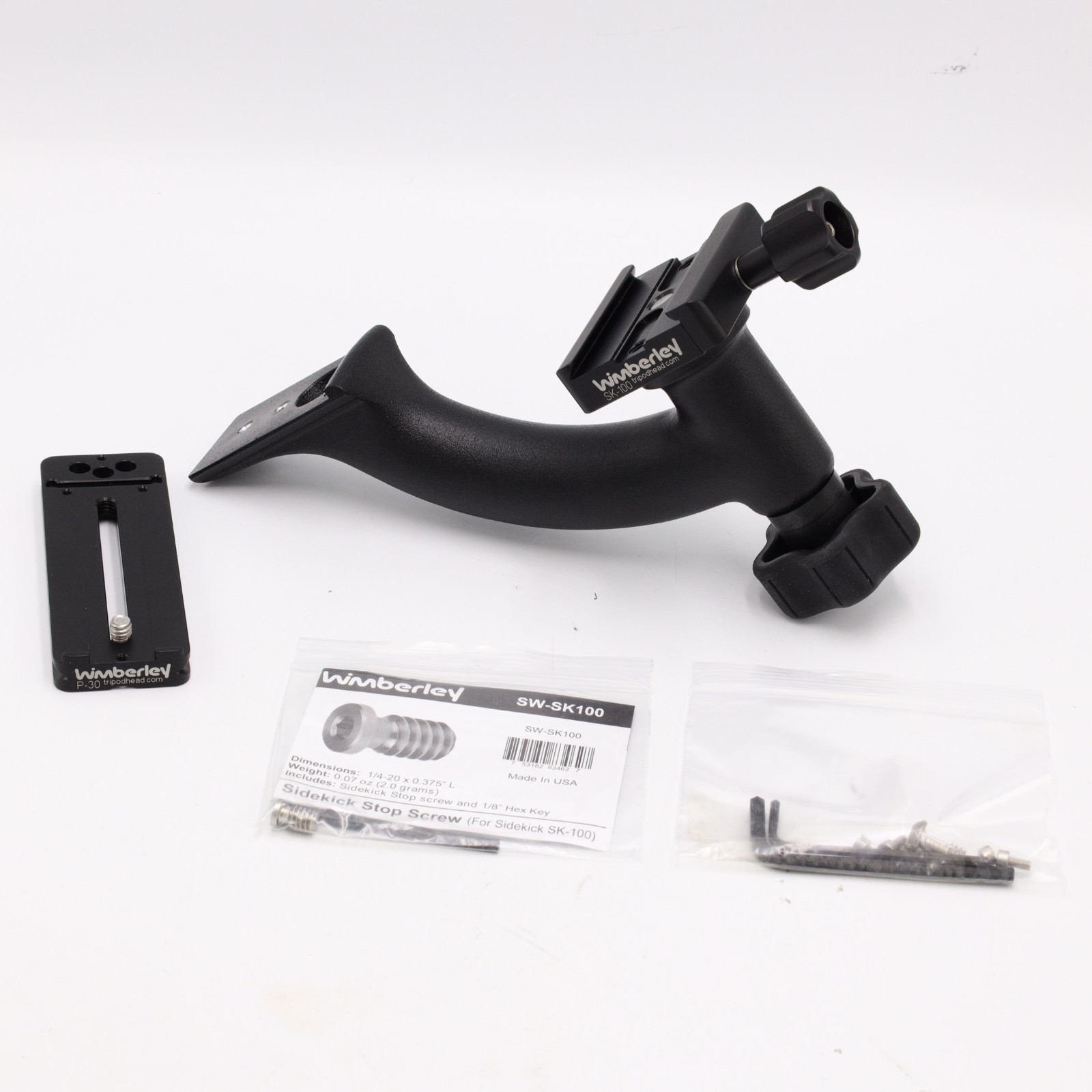 Wimberley Arca Sidekick Ball to Gimbal Head Adapter w/ P-30 Quick Release Plate