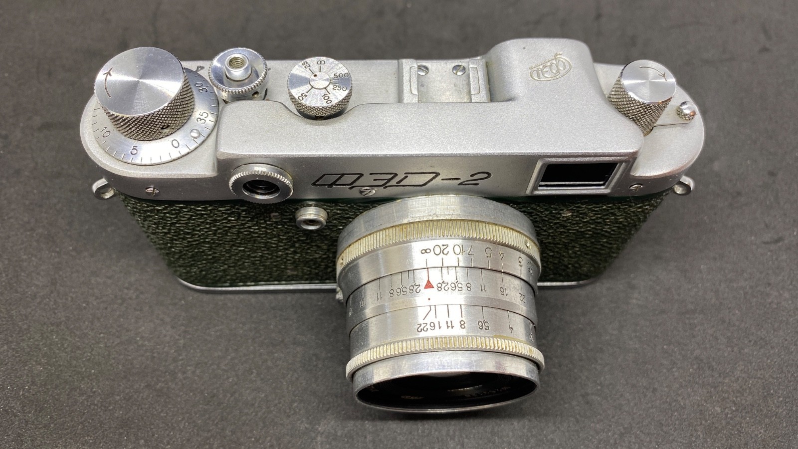 New Curtains! Soviet Camera “FED-2” USSR w/ Lens Industar-26M, FULLY SERVICED