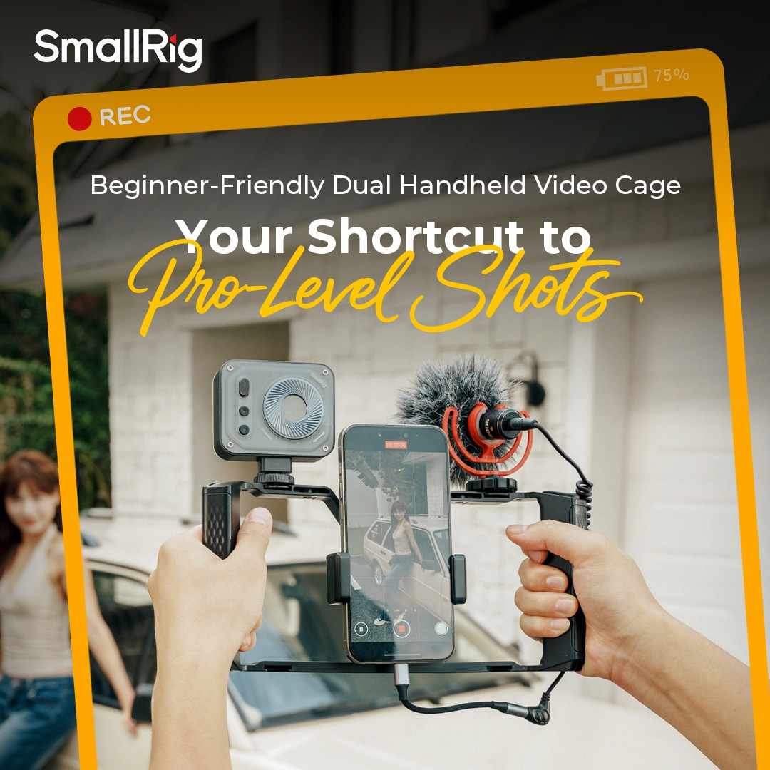 SmallRig Universal Phone Cage for iPhone 17/16/15/14/13/12 for Android