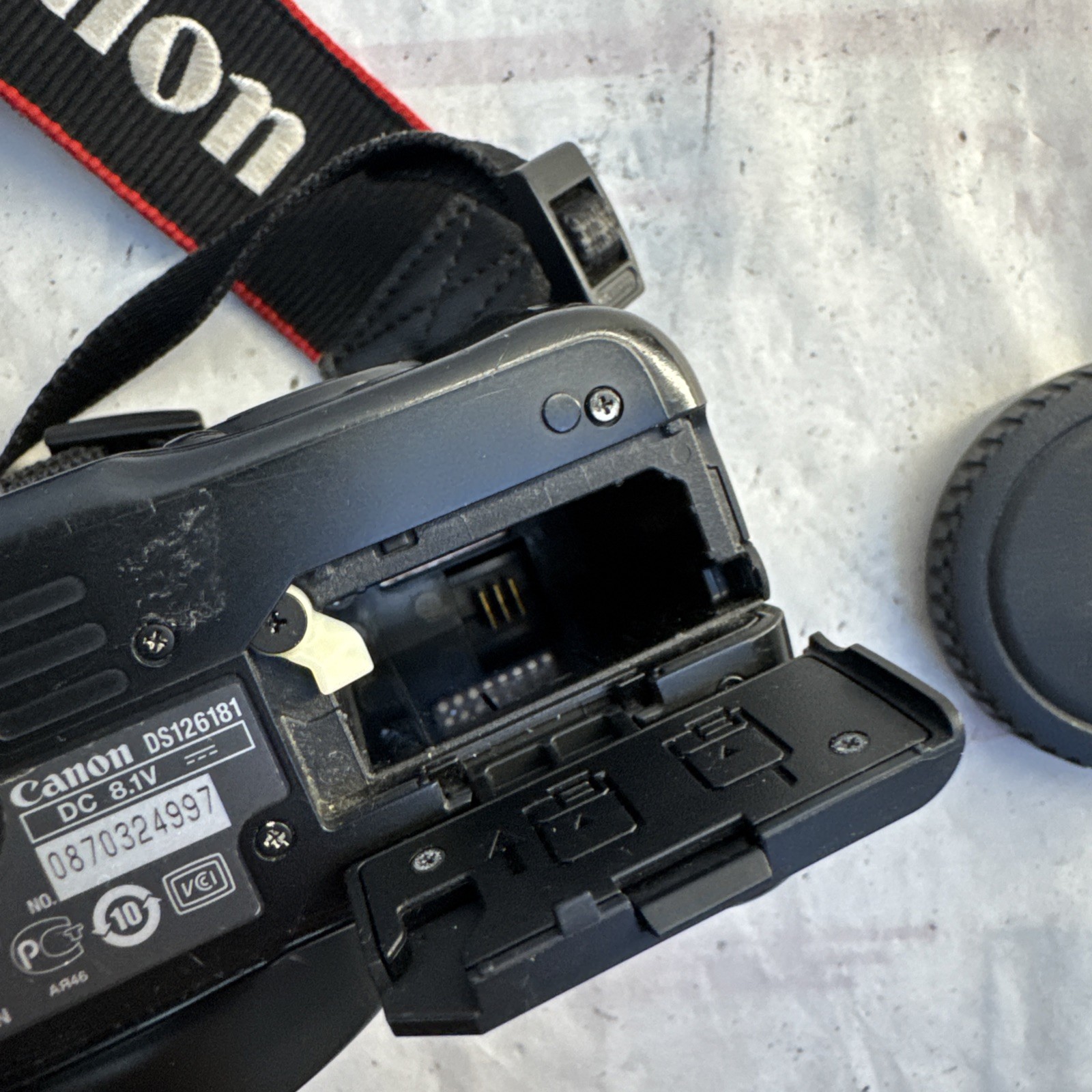 Canon EOS Rebel XSI Black Digital Camera – Tested & Working !