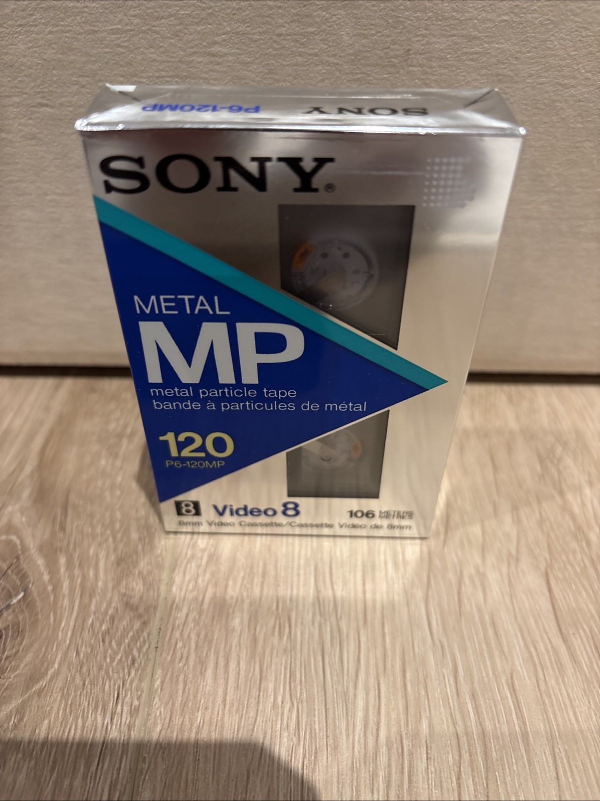 Sony Metal MP Video 8 8mm Video Cassette 120 Min New Sealed