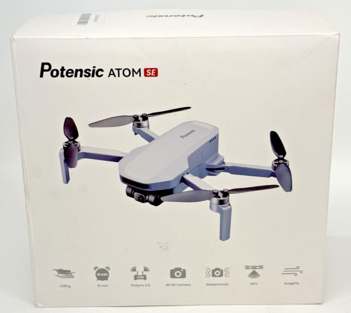 Potensic ATOM SE Drone 4K Camera Lightweight Foldable FPV GPS Quadcopter *SEALED