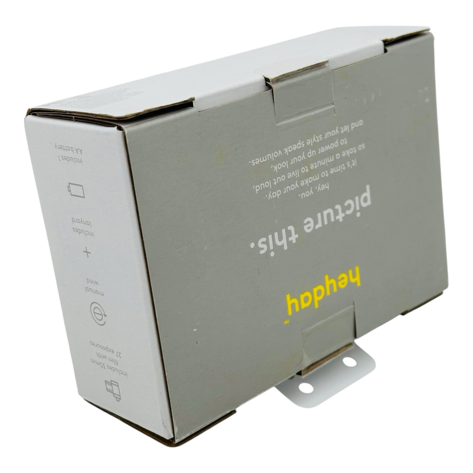 Heyday Reloadable 35mm Camera with Built-In Flash Dark Cherry Color-Sealed Box