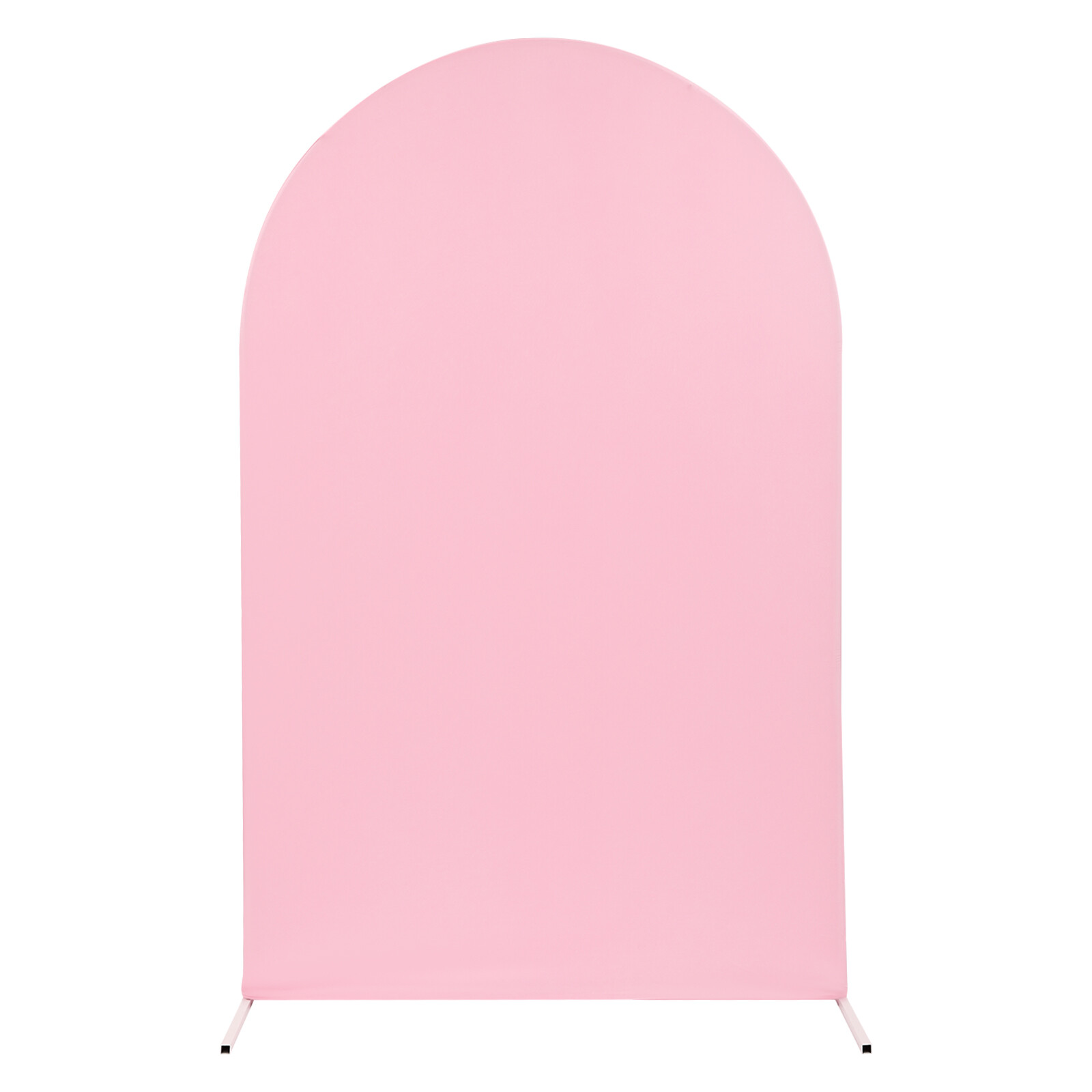 Pink Wedding Arch Cover & White Wedding Arch Backdrop Stand Set Party Ceremony