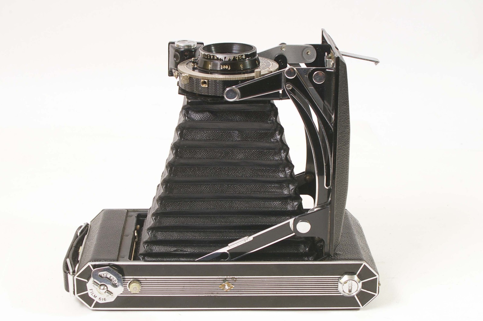 F97908~ Kodak Six-16 Teague Art Deco Camera & Compur Rapid Shutter