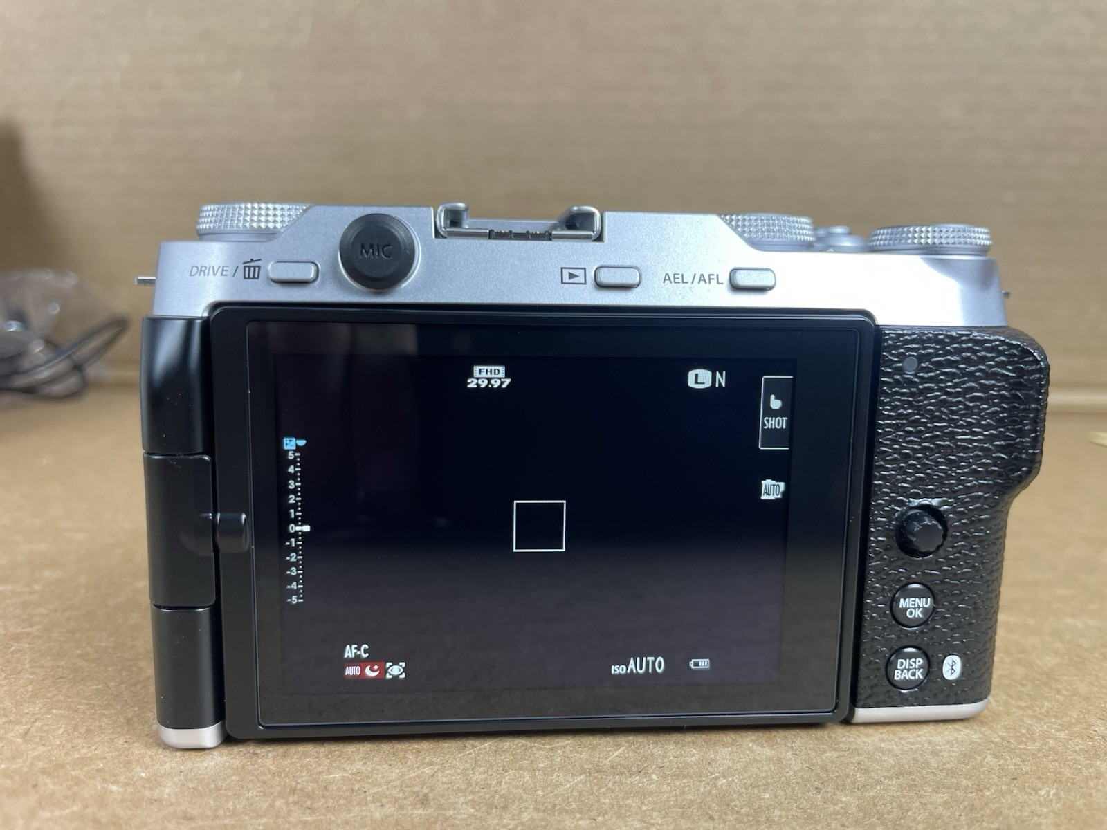Fujifilm X-M5 Mirrorless Digital Camera Body Silver 26.1MP Near Mint With Box