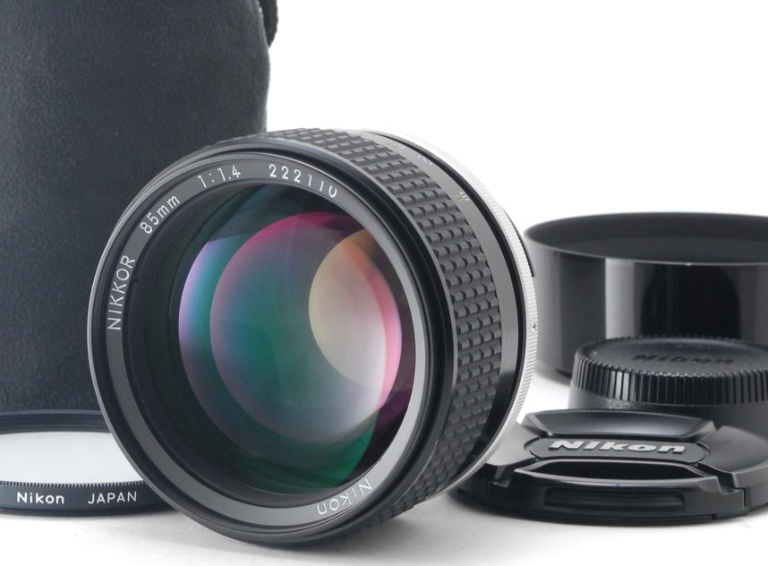 [Near MINT] Nikon Ai-S Nikkor 85mm F1.4 AIS Classic MF Portrait Prime Lens JAPAN