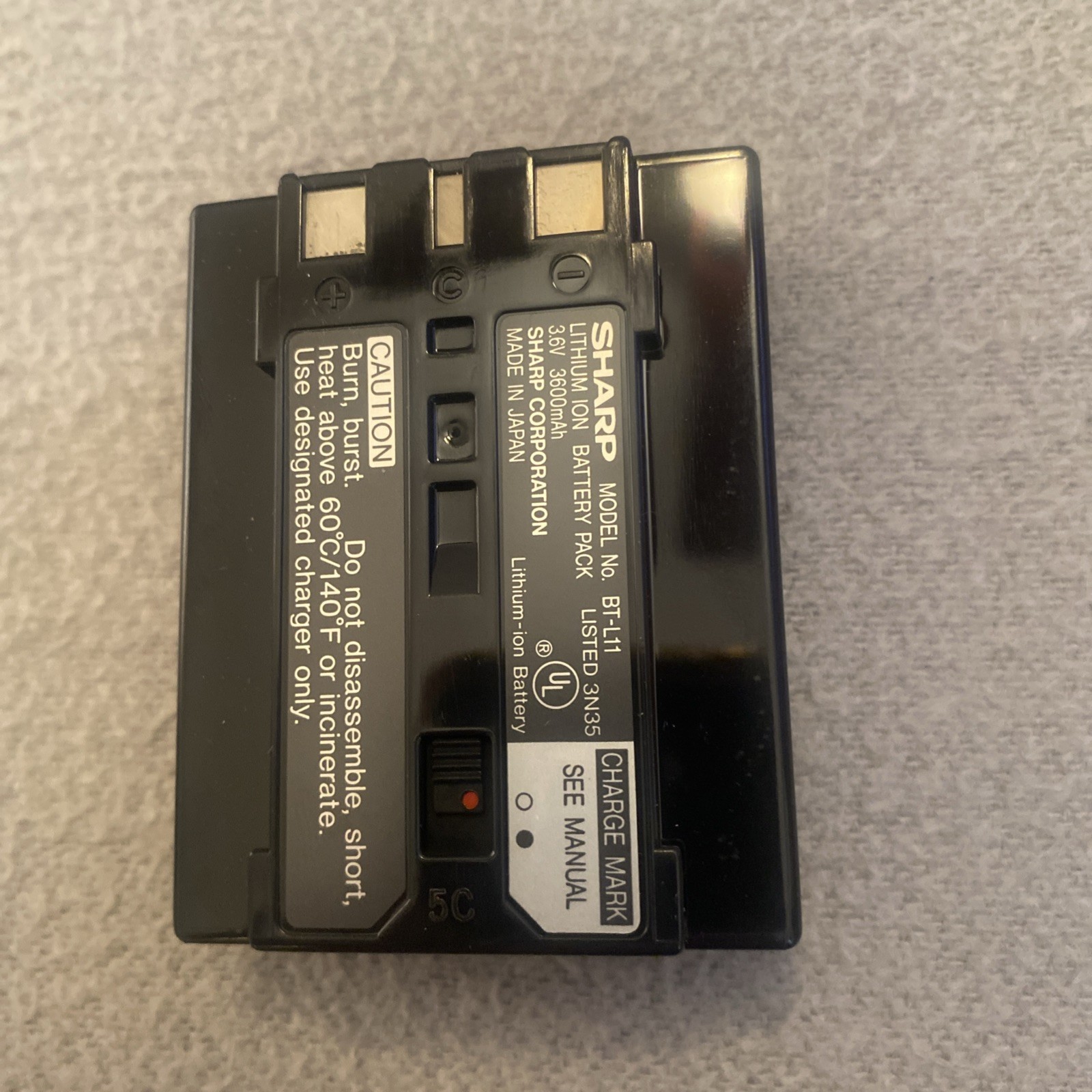 Vintage Sharp Viewcam Battery Pack BT-L11 U RARE
