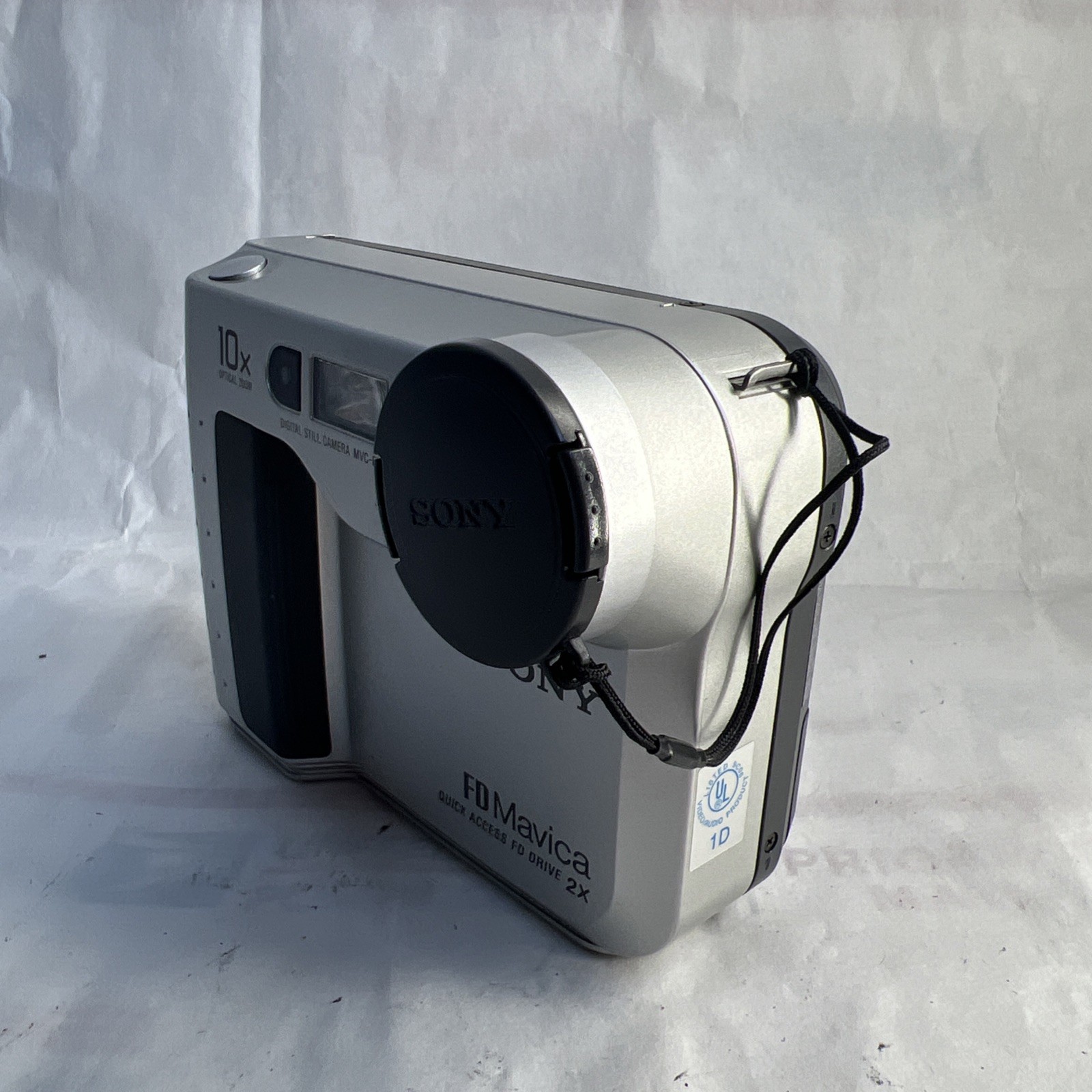 Sony Mavica MVC-FD75 Digital Camera Silver – Tested & Working!