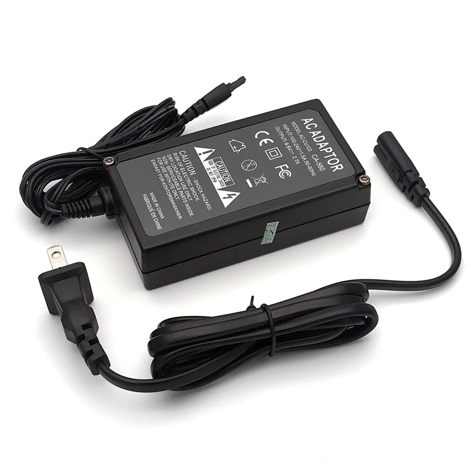 AC Adapter for Canon OPTURA ZR10 ZR25MC ZR30MC PI 100MC 200MC Camcorder Power