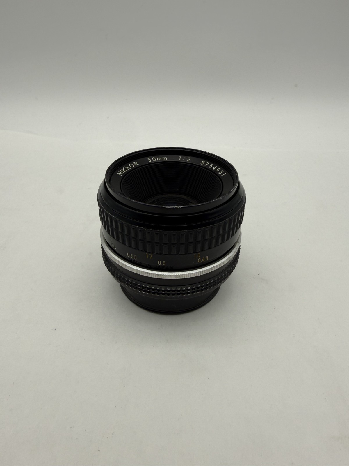 Nikon Nikkor Standard 50mm 1:2 Fixed Manual Focus F-Mount Lens 3754981