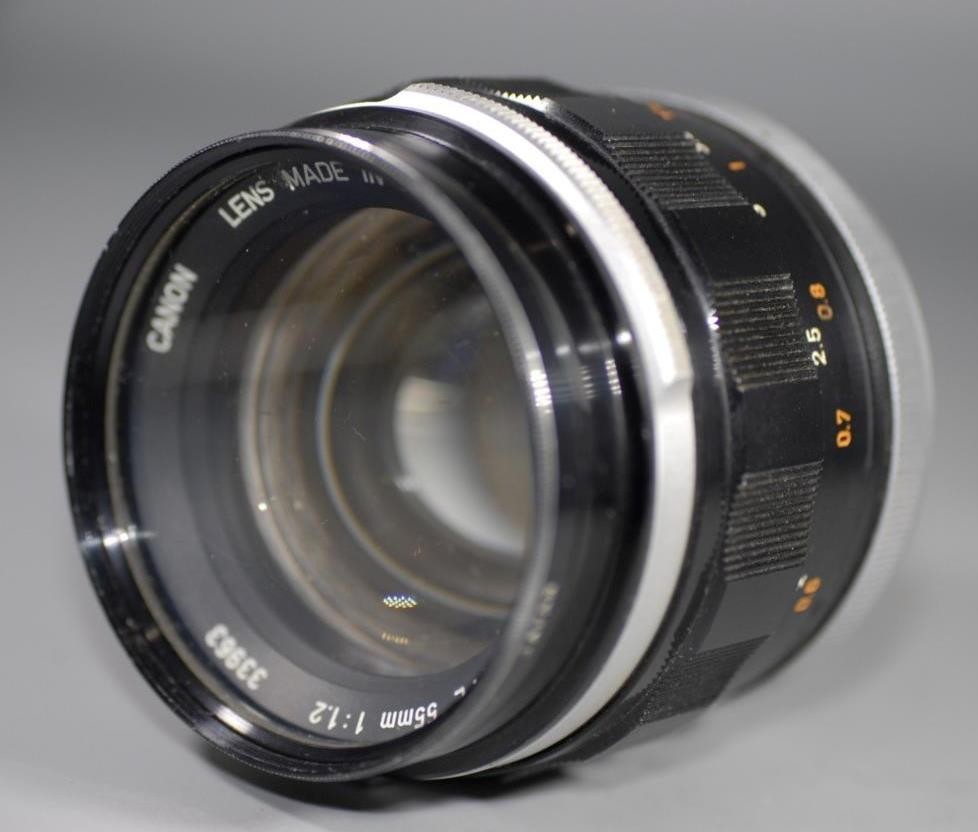 Canon 55mm f1.2 FL ultra fast manual focus lens – Nice Ex+!