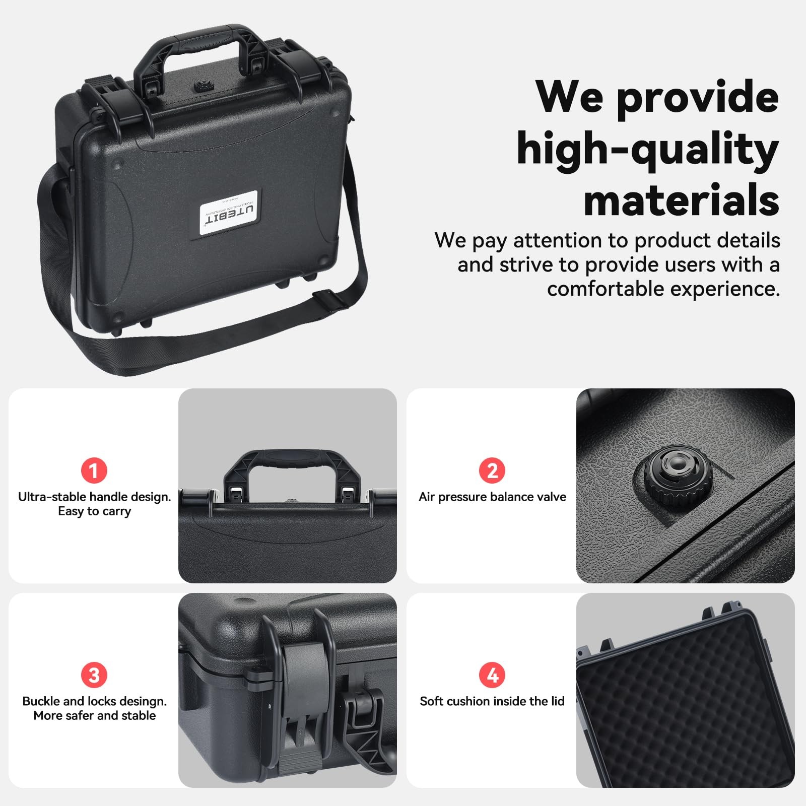 Waterproof Hard Carrying Case for DJI Mini 5 Pro, for Fly More Combo, for DJI RC