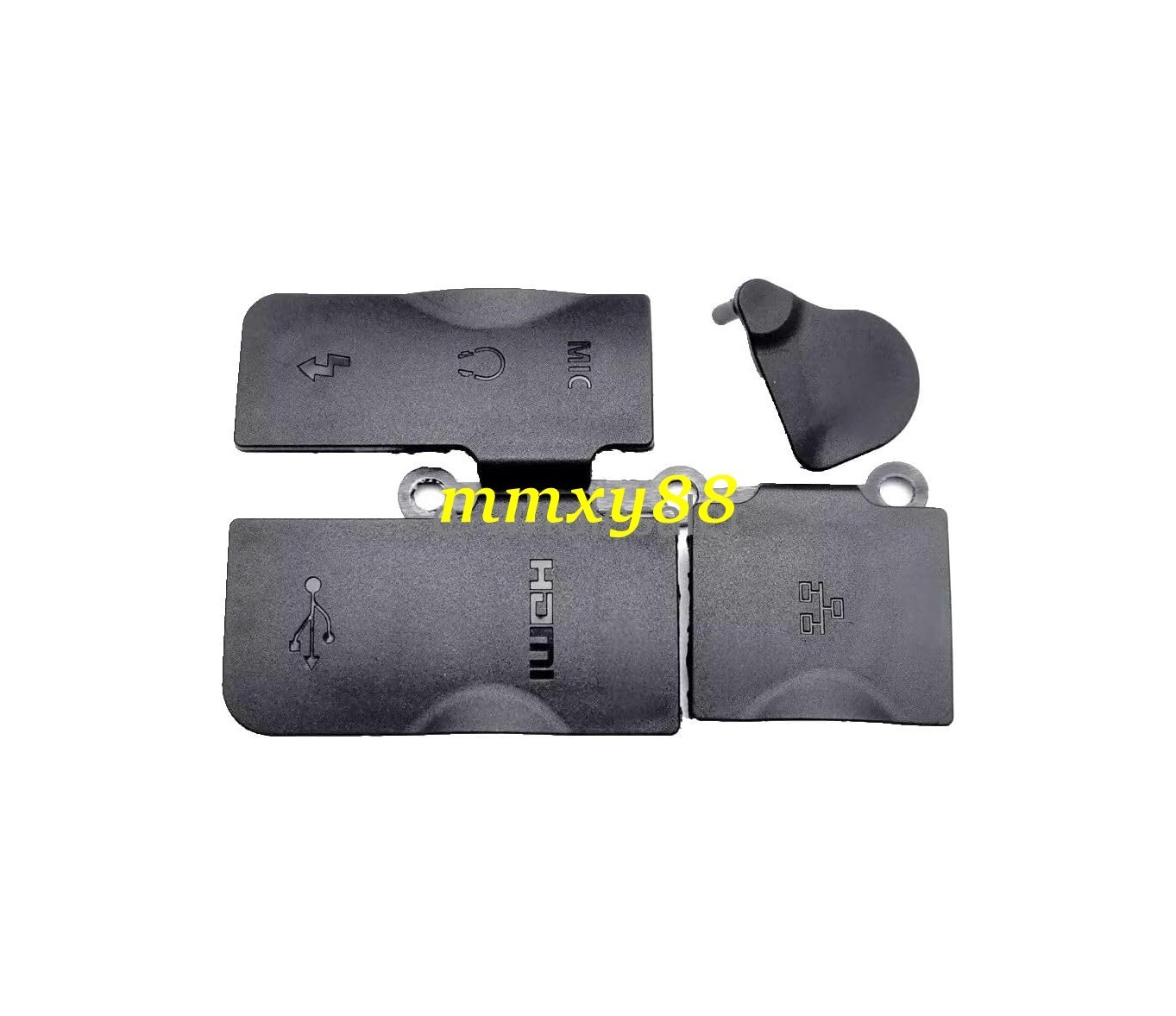 MIC AV OUT HDMI USB Interface Rubber Cover Cap For Canon EOS 1DX2 1DX Mark II