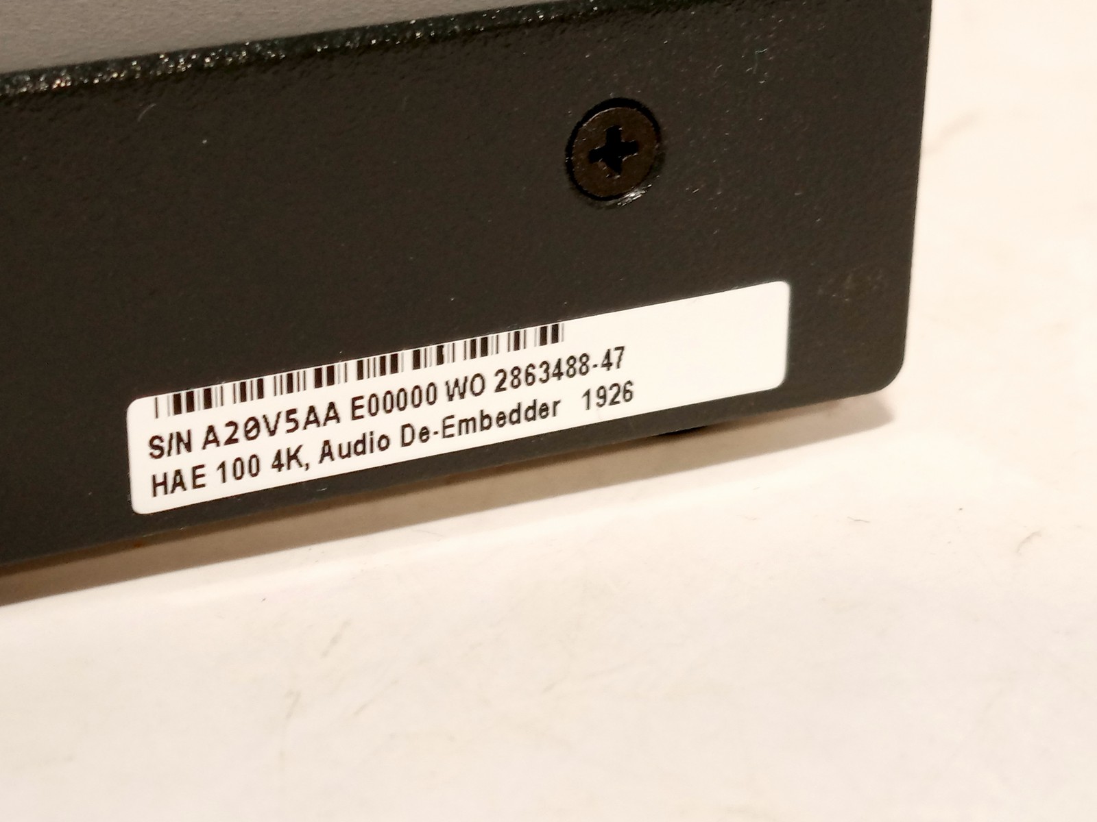 Extron HAE 100 4K HDMI Audio De-Embedder SPDIF Analog as shown
