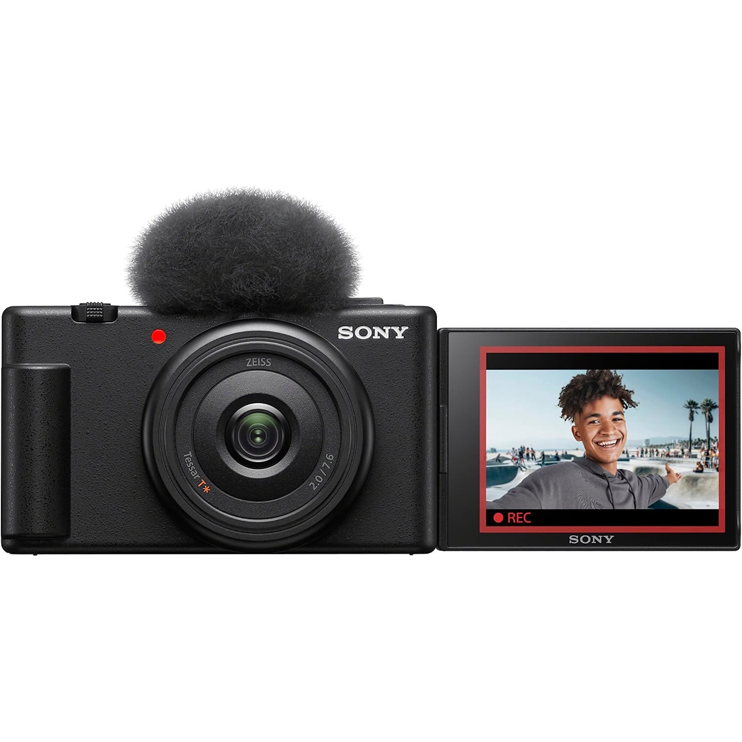 Sony ZV-1F Vlog Camera with 4K Video for Vloggers Black Bundle