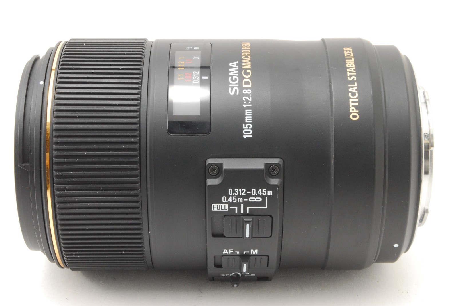 [Opt MINT] Sigma AF 105mm f/2.8 Macro EX DG OS HSM Sony Minolta A α From JAPAN