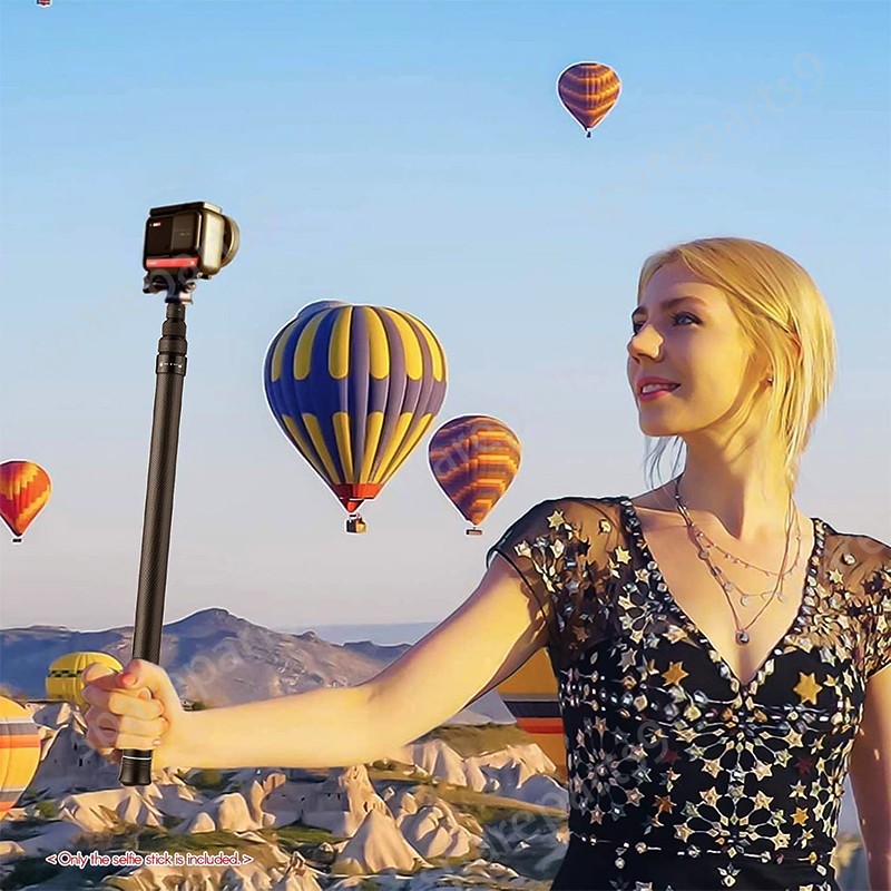 150cm Carbon Fiber Selfie Stick Extended Pole For Insta360 X5X4 X3 X2 X ONE R RS