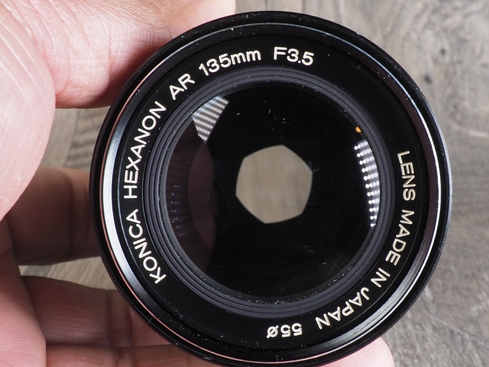 Konica Hexanon AR 135mm f3.5 portrait AR Mount or adapt mirrorless lighter ver.