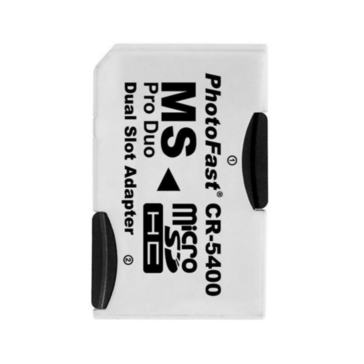 MicroSD/TF To MS Pro Duo Dual Slot Adapter CR-5400 Mini Card For PSP PhotoFast