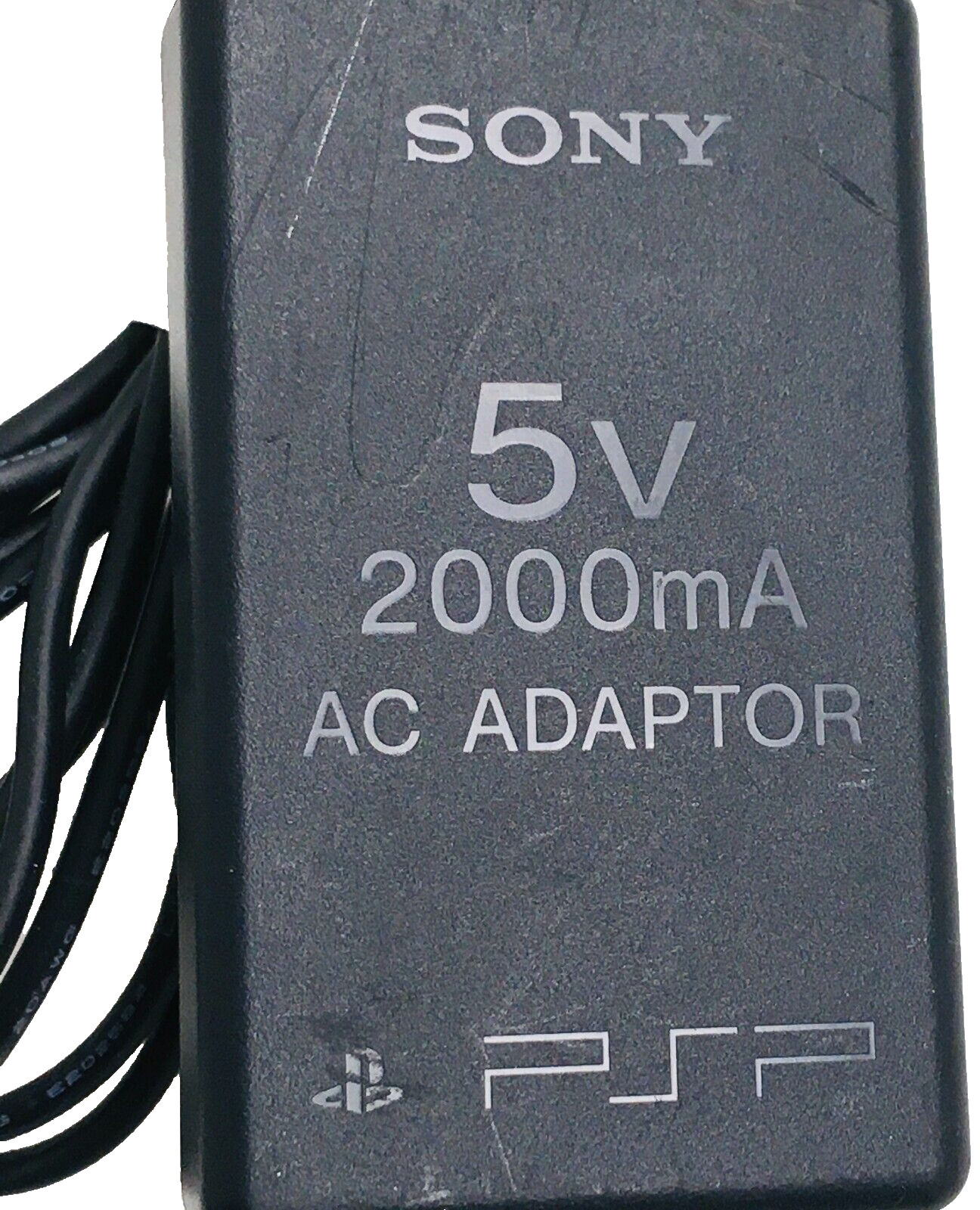 Sony Playstation Genuine PSP-100 AC Adaptor 5V 2000mA w/ Power Cord Tested Works