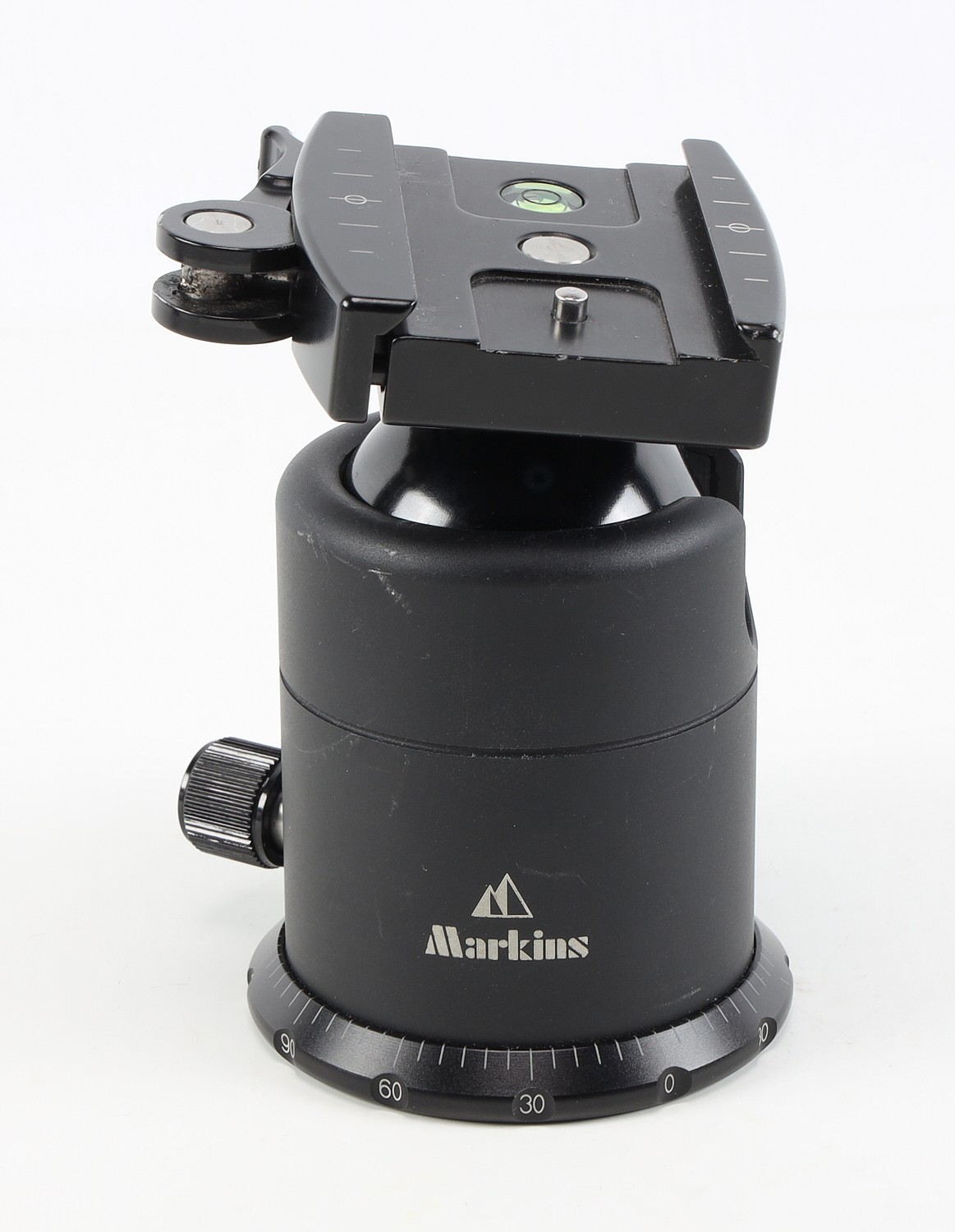 Markins Q-Ball M10 Ball Head with Lever Release Quickshoe, Black