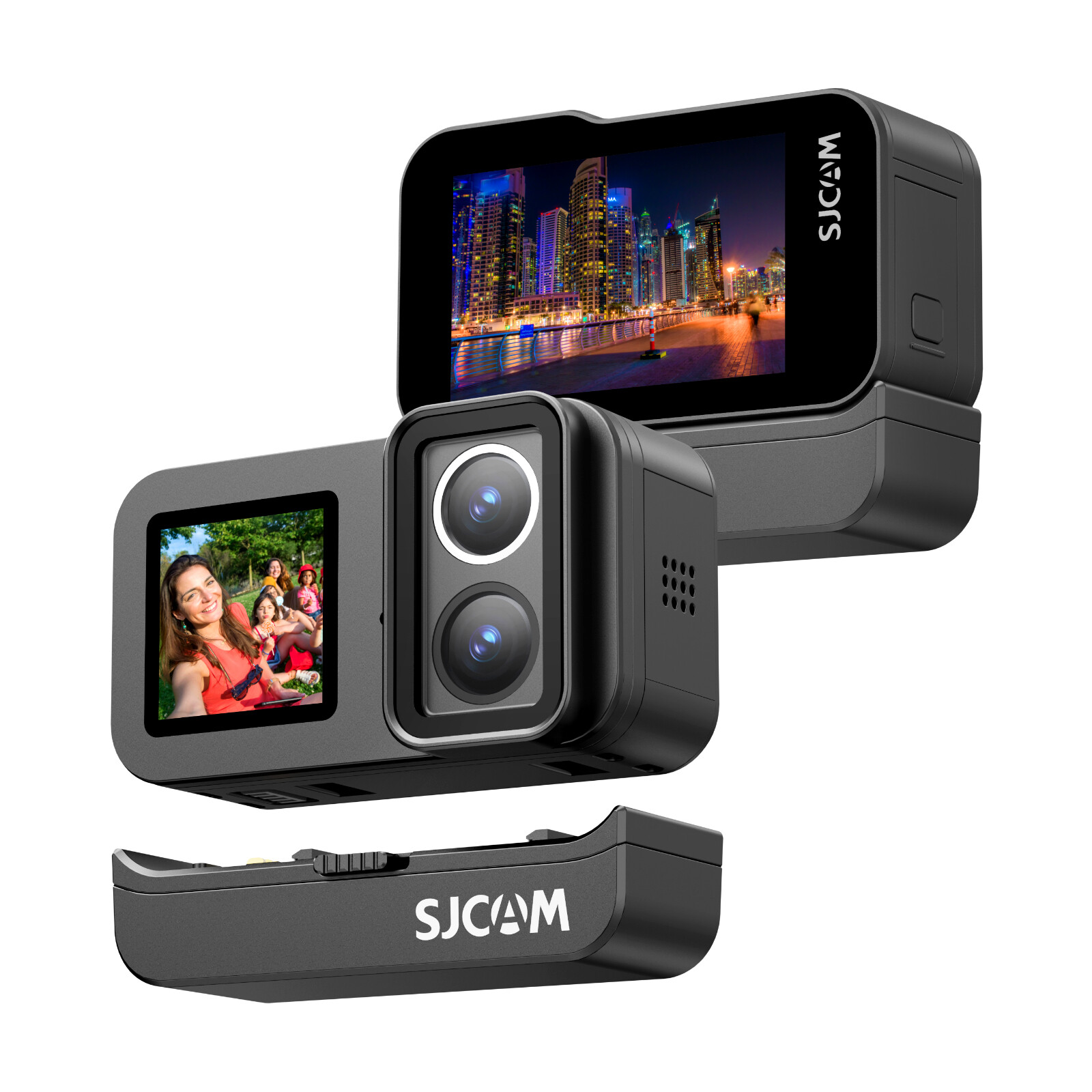 SJCAM SJ20 Dual Lens 4K Action Camera Night Vision 20MP Sport Camera Waterproof