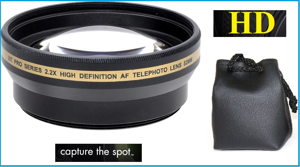 For Fujifilm X-T1 X-T10 XE2 X-E2 X-E1 XE1 New Hi Def 2.2x Telephoto Lens