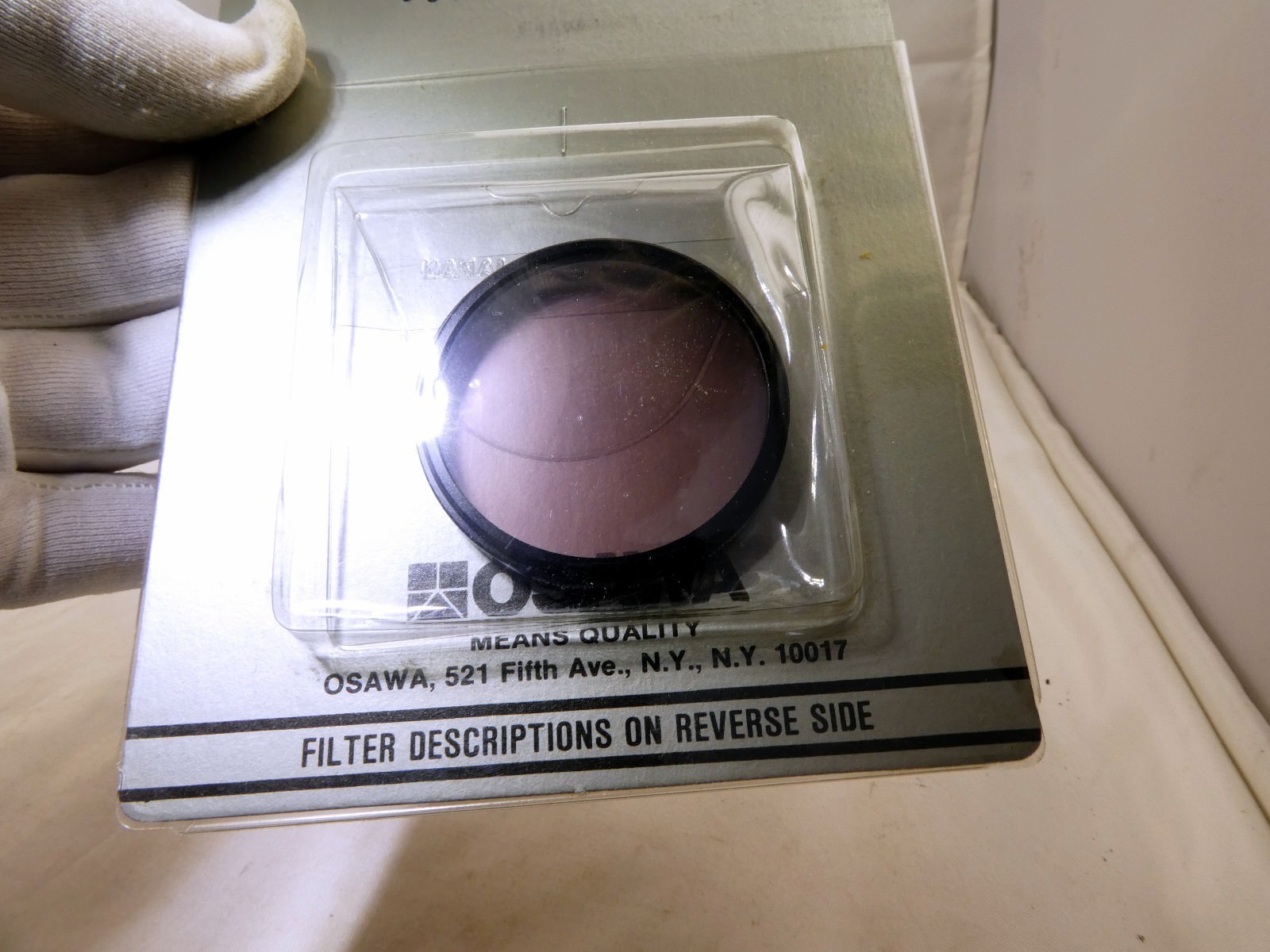 Osawa FL-D 49mm Lens Filter Fluorescent to Daylight FLD