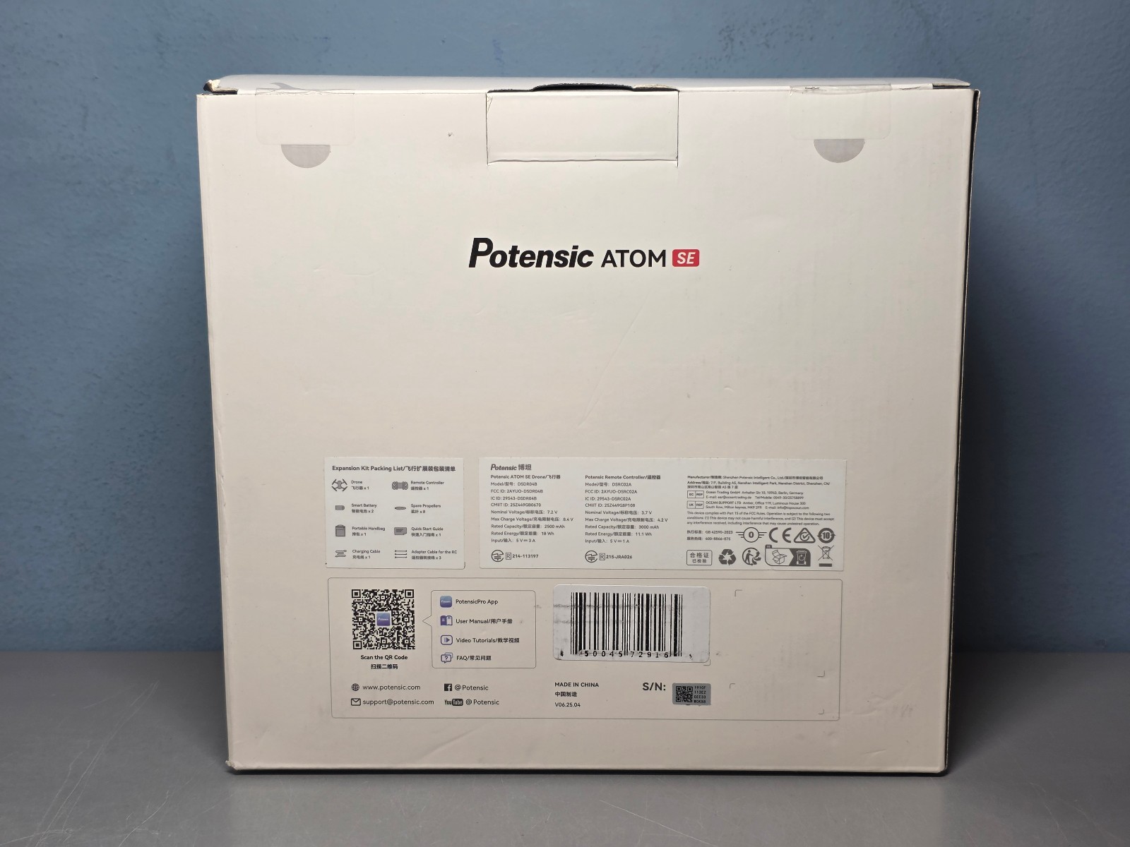 Potensic Atom SE Drone 4K HD 31 min Flight Time Video DSDR04B New & Sealed