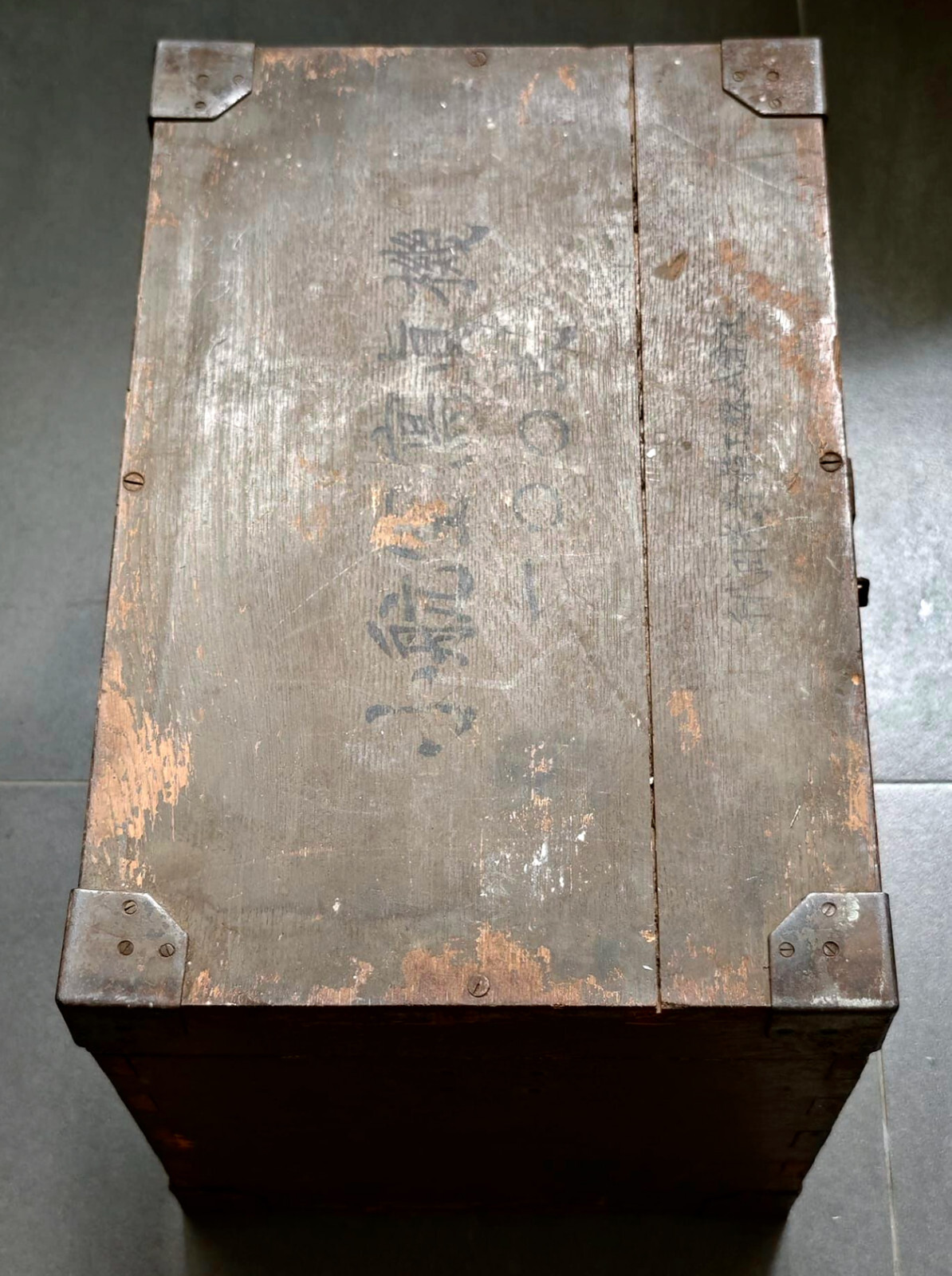 Empty Wood Box for Konishiroku (Konica) SK-100 Aerial Camera ……. Rare !!