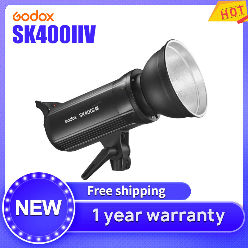 US Godox SK400IIV SK400II-V 400Ws Compact Studio Flash Light PK Godox Sk400II