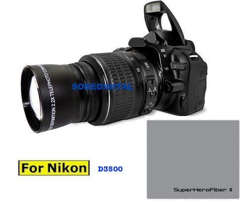 SPORT ACTION 2X TELE ZOOM LENS FOR Nikon D5500 USA SELLER LOWEST PRICE ON EBAY