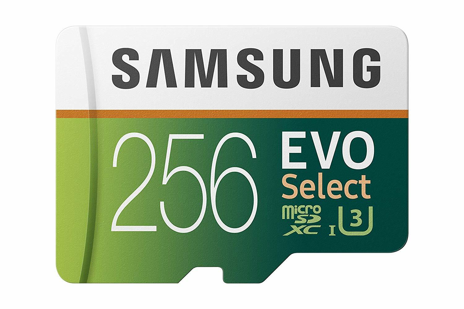 Samsung 256GB Micro EVO select S10 SD card for Galaxy S10 plus S10e S9 S8 note 9
