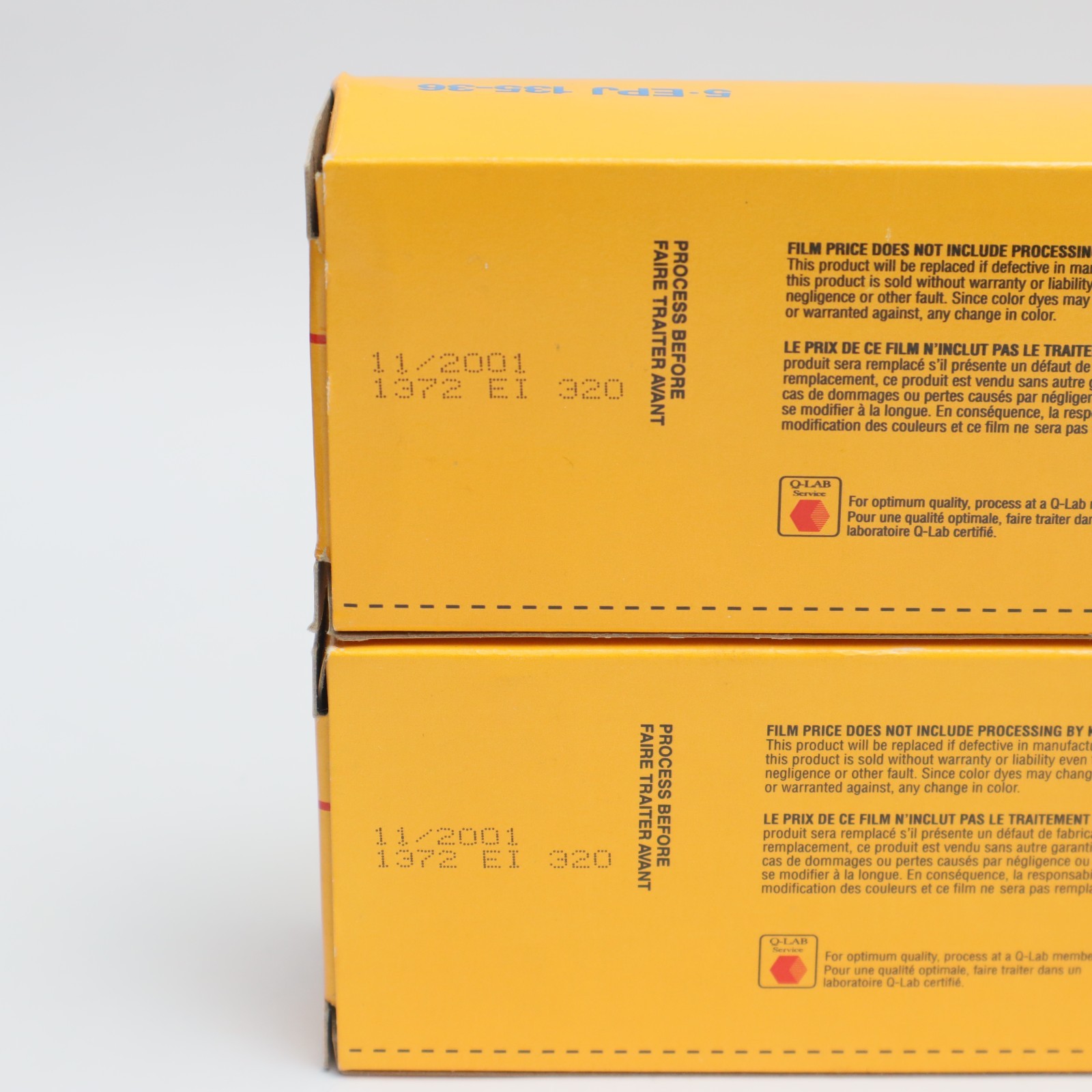 9 Rolls of Kodak Ektachrome 320T E6 135-36 Color Reversal Slide Film Exp 11/2001