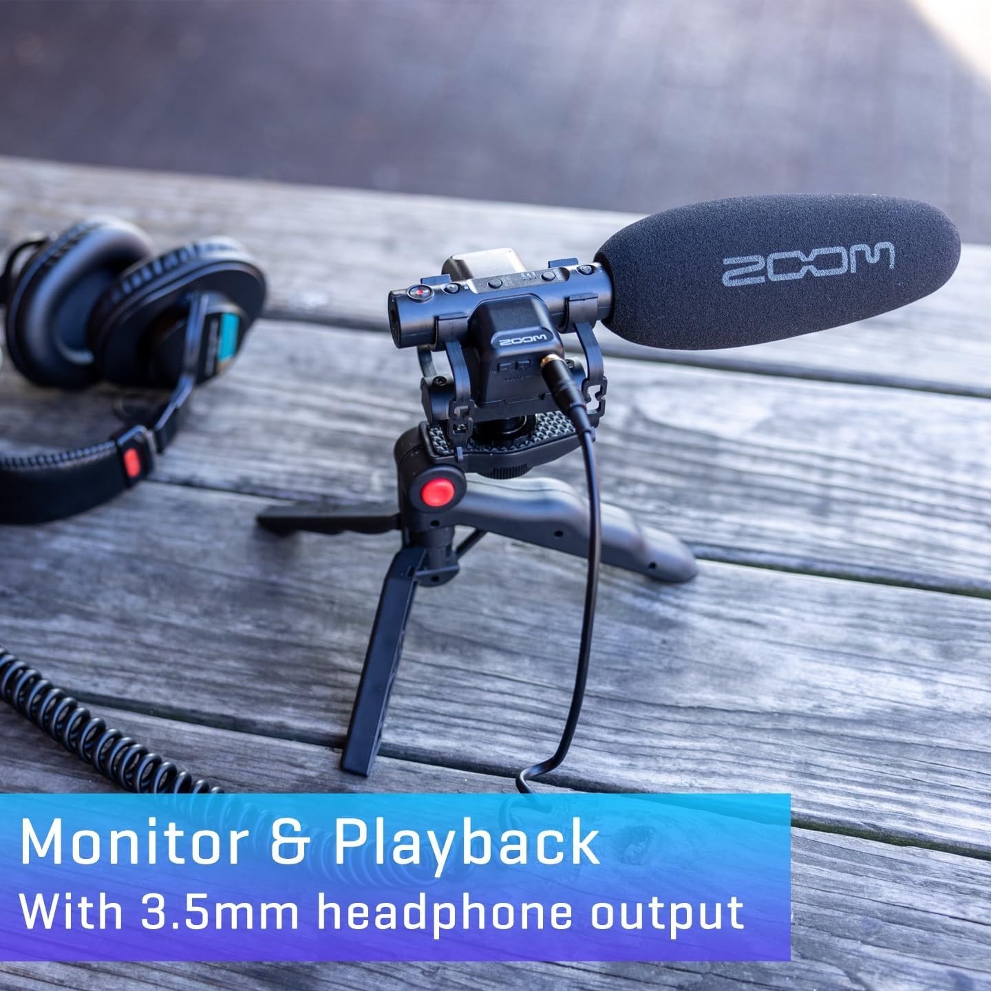 Zoom M3 MicTrak Stereo On-Camera Shotgun Microphone with 32-Bit Float NEW