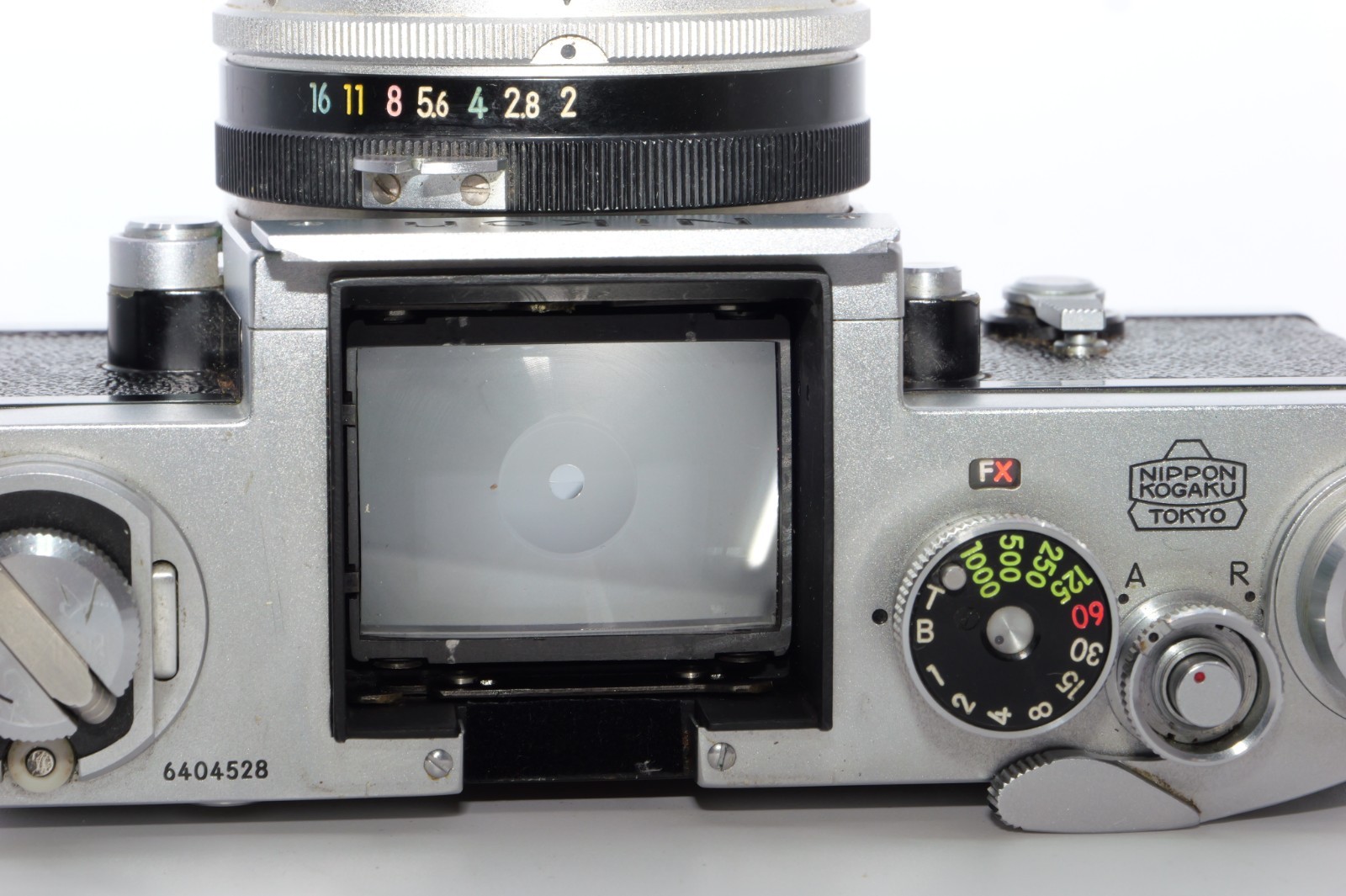 Nikon F #640xxxx 1st year camera with Nikkor-S 5cm f2 lens. Circa 1959. RARE !